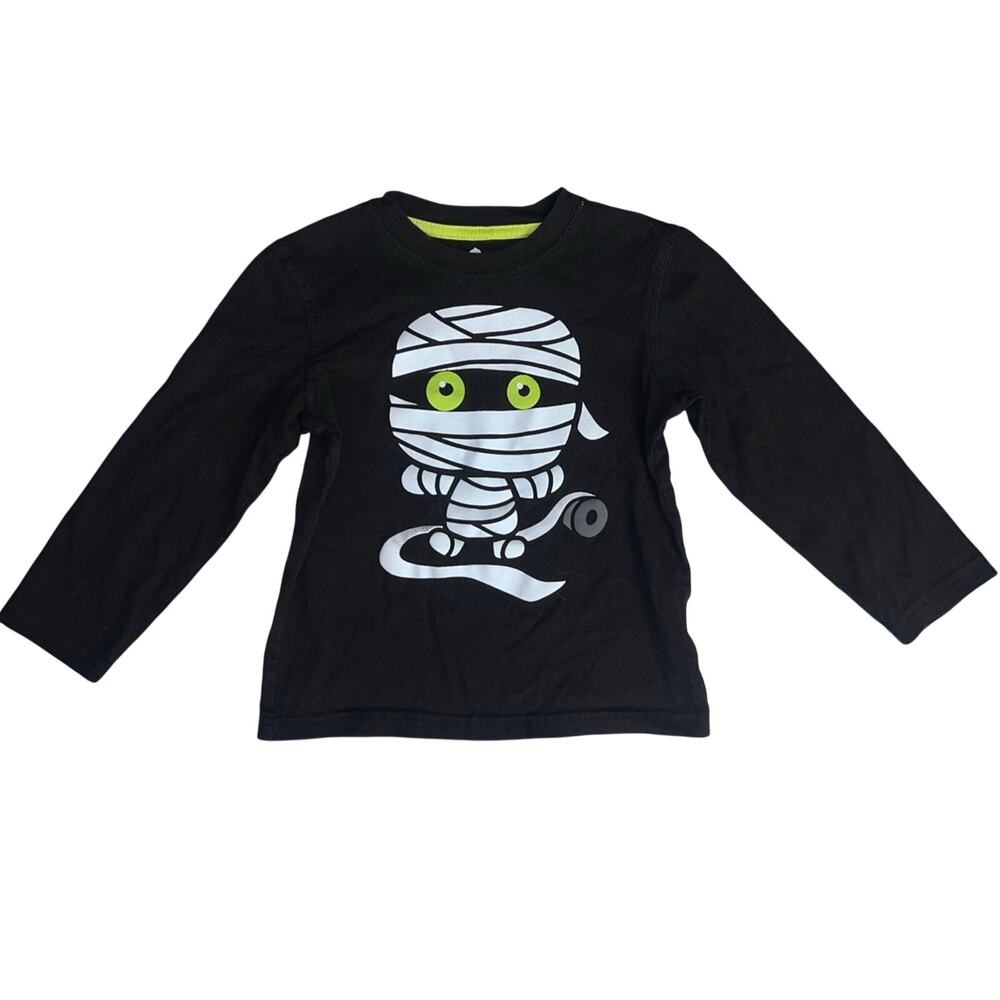Halloween Mummy Kids Long Sleeve Tee Shirt - Size: 4T